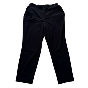 Nine West Black Pants Large Professional Office‎ Career Capsule Classic Stretch